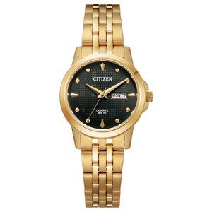 Citizen Women 's Quartz Classic Day / Date Quartz Gold Watch 27 MM EQ0603-59F